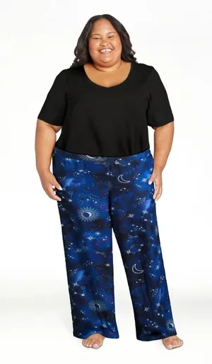 Briefly Stated Women Sleep Pants With Pockets XXL thumbnail 5