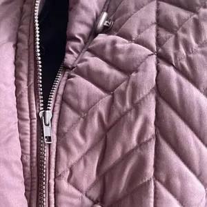 Saxton Hall Women’s Purple Quilted Warm Midi Jacket Puffy Coat Size M thumbnail 14