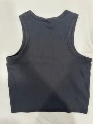 Cotton On Black Crop Tank thumbnail 3