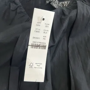 J. Crew Sleeveless Midi Dress Poplin Cotton Black Smocked Size Small Petite‎ thumbnail 6