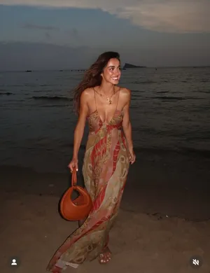 Zara flowy Floral Maxi Dress boho summer casual vacation thumbnail 5