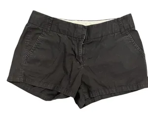 J. Crew Women's Black Favorite Chino Shorts Size 4 thumbnail 1