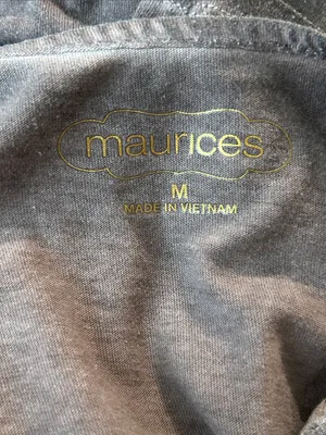 Maurices acid wash gray Lace-Inset Long Sleeve Tee thumbnail 6