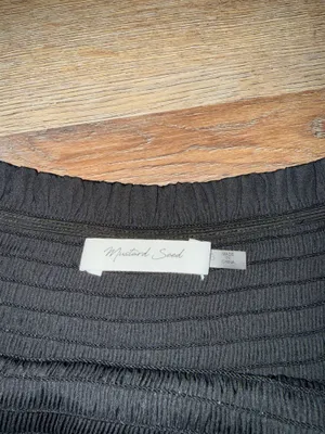 Mustard Seed Skirt Black Ruffle thumbnail 2
