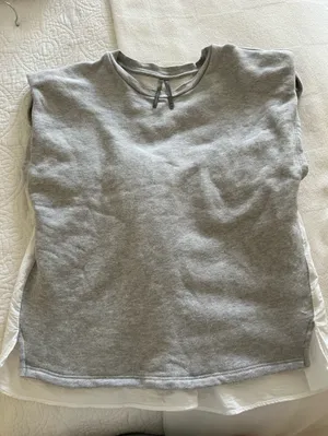 Anthropologie sweatshirt tank thumbnail 1