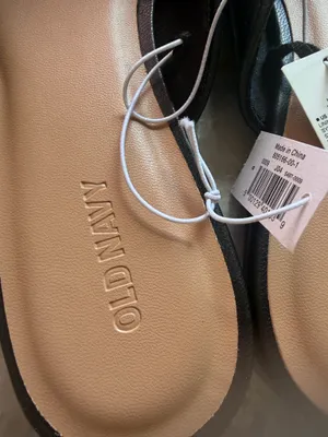 Old Navy Women’s Black Ballet Mule Flats Square Toe Bow Size 9 New With Tags thumbnail 5