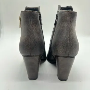 Forever Boots Womens 6 Brown Camila-65 Block Heel Ankle‎ Booties NEW thumbnail 5