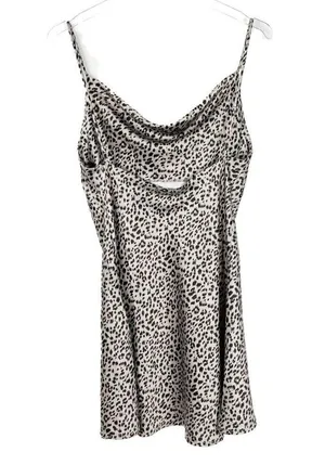 NWT Leopard Betta Vanore Mini Dress US Size 2 NEW T1669 thumbnail 9