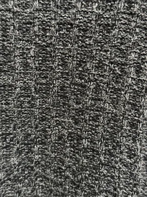 bill blass Vintage Grandpacore Charcoal Waffle-Knit Crewneck Sweater thumbnail 4