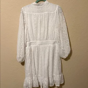 Baltic Born White Embroidered Midi Dress thumbnail 4