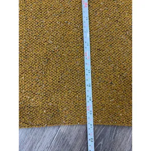 Eileen Fisher Womens XS Mustard Textured Knit Sweater Mock Neck Minimalist thumbnail 4
