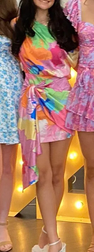 Sage And Paige Multicolor Off The Shoulder Dress thumbnail 3