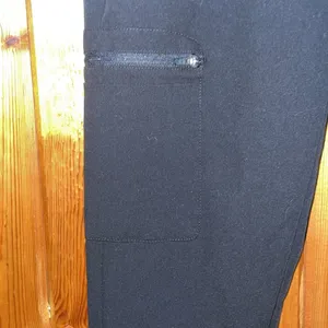 FIGS Zomora black fig scrub pants size XS doctors nurse scrub pants work wear women’s thumbnail 5