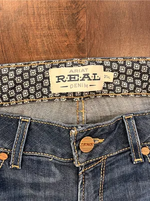 Ariat REAL Straight Leg Jeans Womens 31 XL Perfect Rise Analise Straight Leg thumbnail 2