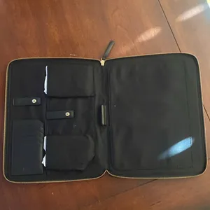 Black Zippered Laptop Sleeve thumbnail 3