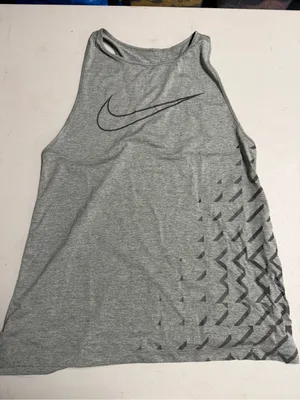 Nike Women’s Grey Athletic Tank Top with Swoosh Size Small EUC thumbnail 1