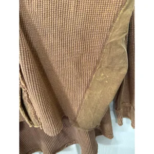 Oli & Hali Small Medium Distressed Cotton Button Up Tunic Free People Boho thumbnail 6