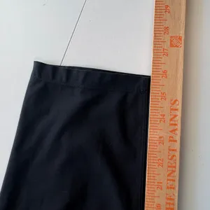 Lululemon Pleated Tapered Crop Pants Womens 12 Black High Rise Side Zip W5CTYS thumbnail 7