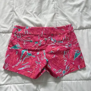 Lilly Pulitzer Ellie Micro Shorts Pink Flirty Sea Womens 0 Beach‎ Summer Preppy thumbnail 6