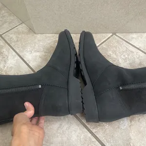 Teva ellery Tall Waterproof Boots burnished Black Leather NWOT SZ 8 Zip Womens thumbnail 8