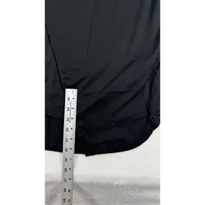 Acler Black Sleeveless Wrap Dress Button Detail‎ Asymmetrical Hem Size US 6 thumbnail 7