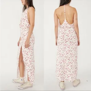 NWT Free People Daria jersey t back maxi dress‎ sz L thumbnail 2