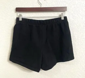 TNA Womems Shorts Black Cozy Fleece Perfect Hi-Rise Sweat Short Size Medium thumbnail 3