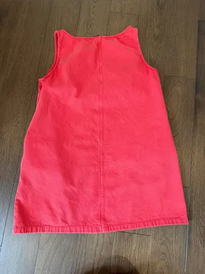 Gap UltraSoft Denim Mini Dress Size Large C71-017 thumbnail 9