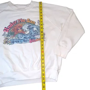 Billabong Sweatshirt Large White Under‎ The Sun Graphic Retro Surfcore y2k Crew thumbnail 4