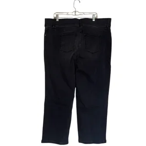 NWT Spanx Ankle Straight Leg Denim Jeans 20355R - Vintage Black SZ-3X thumbnail 7
