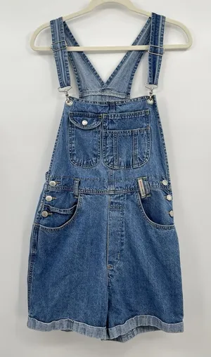 Women's Vtg Overalls London London Blue Denim 90s M Retro thumbnail 1