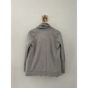ALLSAINTS Brooke Sweat Women’s Gray Snap Hooded Jacket Pockets Size Sm Lounge thumbnail 5