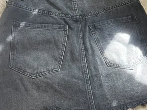 We the Free black denim skirt size 27 thumbnail 6