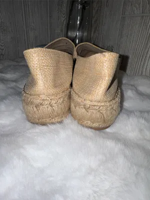 Steve Madden Tan Raffia Slip-On Espadrilles thumbnail 5