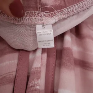 Unbranded Jogger Pants Womens S Pink Striped Drawstring Excellent thumbnail 2