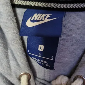 Nike blue hooded hoodie pullover sweatshirt sz Large thumbnail 5