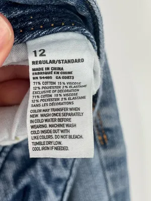 American Eagle Kick Boot Super Stretch Jeans Women's Size 12 thumbnail 5