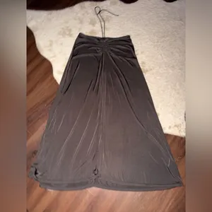 FREE PEOPLE Ruched Jersey Maxi Skirt brown $98 revolve casual S boho winter NWOT thumbnail 6