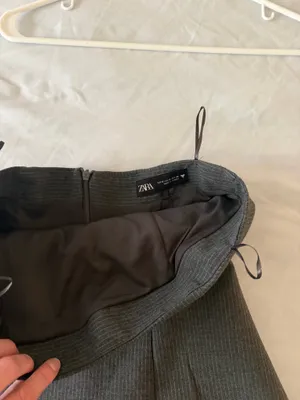 Zara Strapless Corset Top Gray thumbnail 3