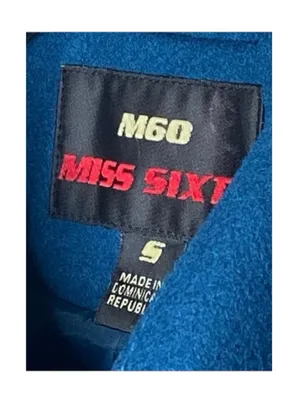 Miss Sixty ☻︎ Wool Double Breasted Pea Coat w/ Stitch Detail ☻︎ Aegean Blue ☻︎ S thumbnail 12
