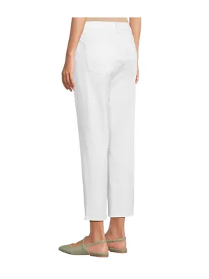Eileen Fisher Womens Straight Cropped Jeans S5GDD-P4870M White XL thumbnail 12