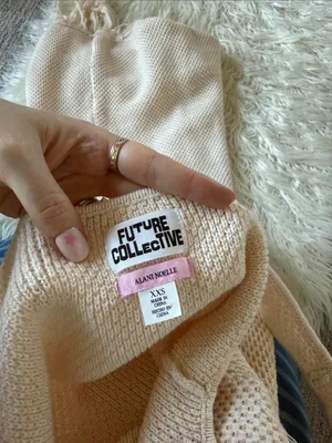 Future Collective Crochet Fringe Sleeveless Dress thumbnail 6