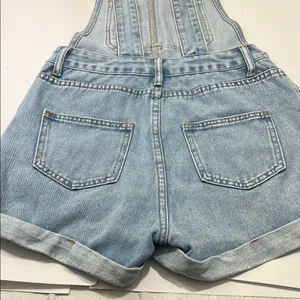 Light Blue Denim Overalls Size XS thumbnail 7