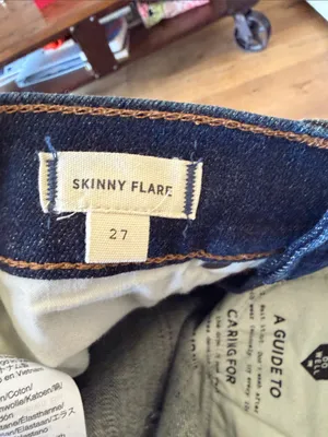 Madewell skinny flare Dark Blue Women’s jeans 27 NWT‎ thumbnail 5