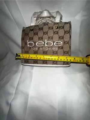 T483. bebe Los Angeles Brown Logo crossbody Bag thumbnail 2