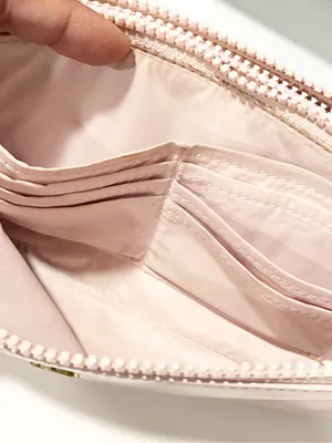 Lululemon Double Up Pouch Light Pink Gold Hardware Wristlet thumbnail 3