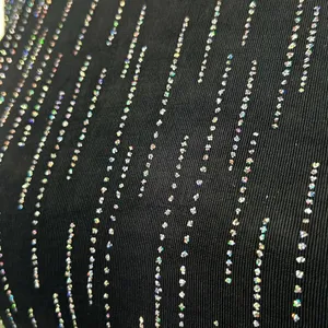 Roberta High Neck Long Sleeve Long Embellishments Black Gown Dress Size Medium thumbnail 2