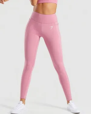 Gymshark Dreamy Leggings Pink thumbnail 1