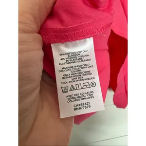 Ann Taylor Women’s Large Pink Bow Tank Top New Career Office Core Girly thumbnail 4