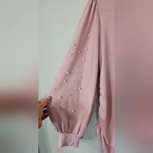 MATERNITY Skönhet Pullover Sweater with Pearls on Sleeves thumbnail 3
